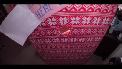 Xmas cock riding till creampie - Amateur POV + Glory Hole