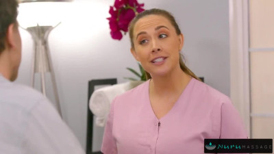 Nervous Duo Double Team Busty Masseuse Bunny Colby