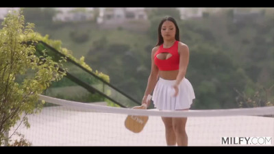 Bored Tennis babe Sheem The Dream gets in the anal way of Brandy Salazar