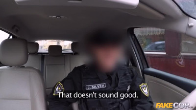 Blonde Teen Takes Facial From Fake Cop in Uniform