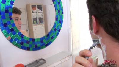 This babe loves to ride his huge cock while showering