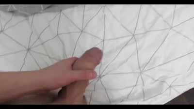 Young horny girl wakes up when a huge cock penetrates her tight pussy