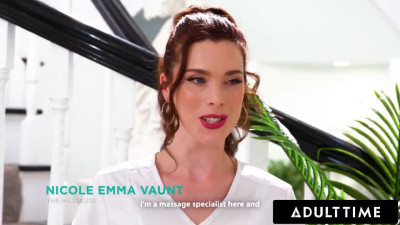 Nicole Emma's Nude Oil Massage Turns Into Wild Ride