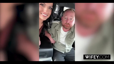 Lustful MILF likes it when her cuckold husband watches her fucking with another guy