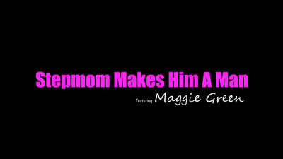 Gorgeous slut Maggie Green desires immediate passion with her virginal stepson.