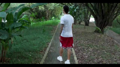Blondie met a guy in the park and fucked him in the bushes