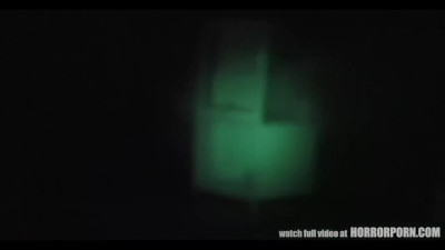 Horror movies quickly turns into porn with 2 Nurse Sluts