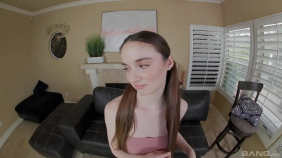 Hairy Pussy Brunette's POV Fuck Ends in Facial