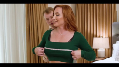 Arousing MILF lets her stepson touch her tits and it all ends up in a hot fuck