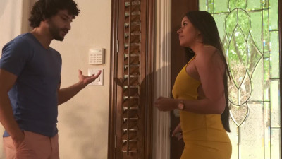 Busty cougar commits loud treason by flooding her ex-husband with a bright squirt.