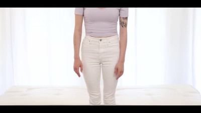 It was her very first porn casting, the shy one turns out to be capable of a lot.