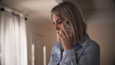 Sexy Blonde MILF Addyson James Lets Her Impudent Stepson Fuck Her While She's On Phone With His Dad