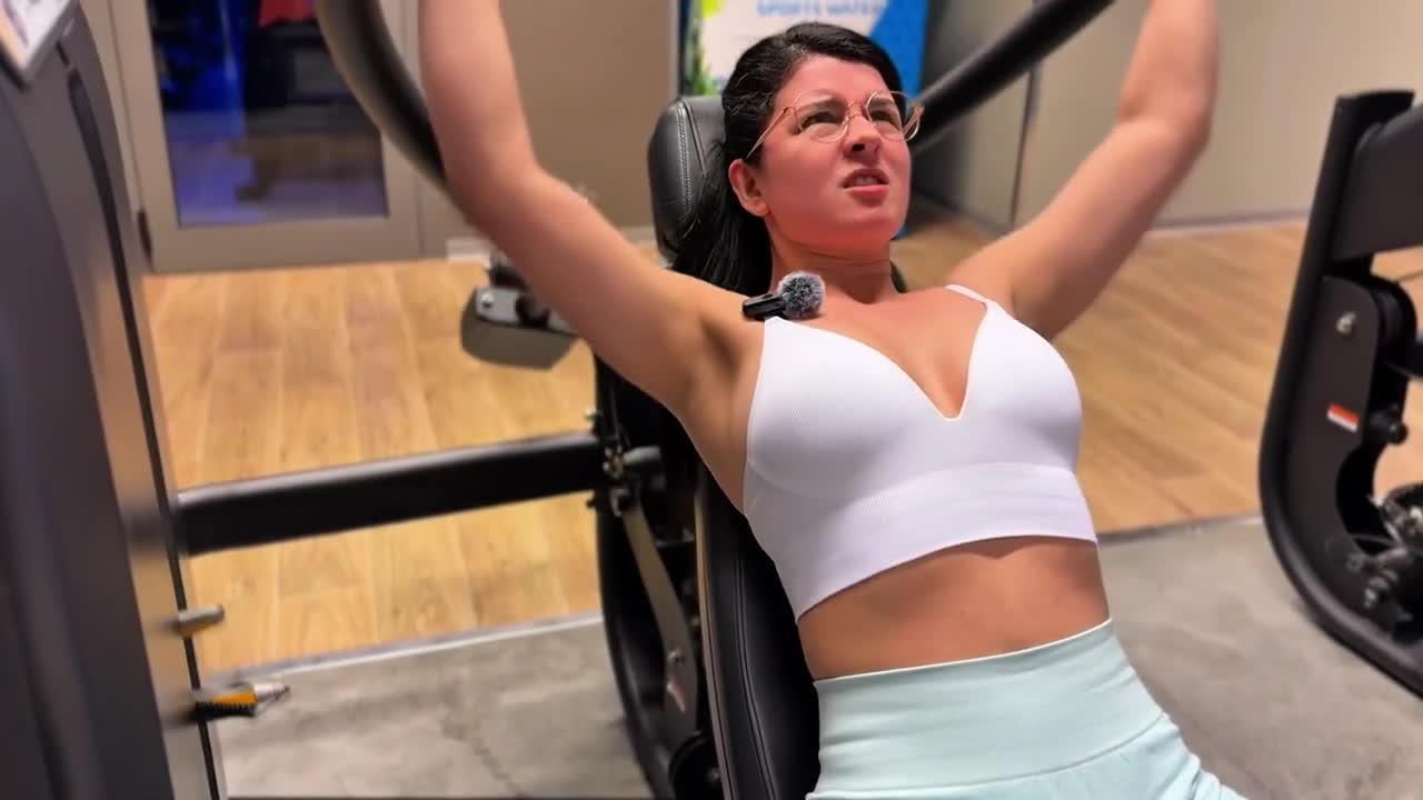 Watch Brunette gym girl has a post workout cardio with her crush POV Full. Duration: 14:58 | ePornBabe.