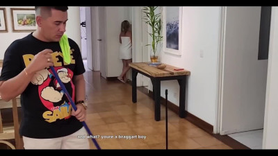 A sneaky stepbrother gets his slutty stepsister to sleep with him