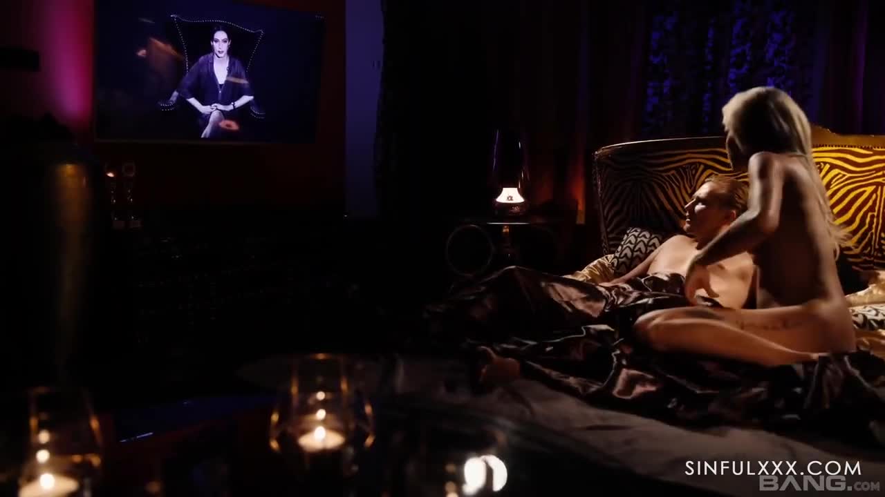 Watch Blonde stunner in lingerie seduces older partner with sensual handjob and passionate bed play Full. Duration: 04:56 | ePornBabe.