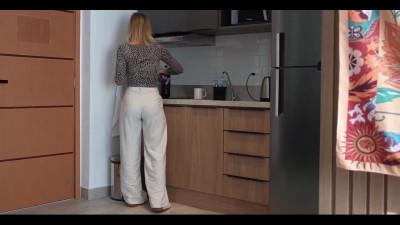 Hot stepmom lets him slide it in her ass