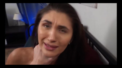Slim Small-titted Brunette Babe Gets Fucked Roughly, Fingered Up To Squirting & Fed With Cum