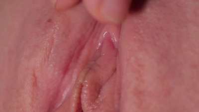 Enjoying a taste of her teen pussy close up