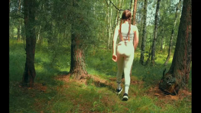 Stepsis and i join for a walk in the forest and decide to have a taboo fuck