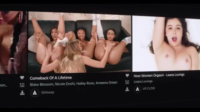 Collage queen gets gangbanged in the classroom and drowns in cocks