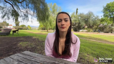 Slim Busty Brunette Summer Renee Gets Doggy-fucked Outdoor & Enjoys Wild Sex In Studio