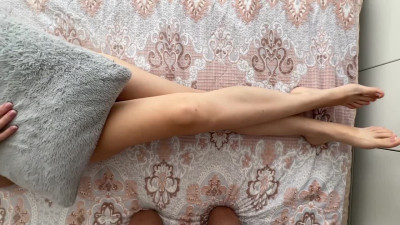 Skinny teen gets cum on her pussy after fucking with stepfather POV