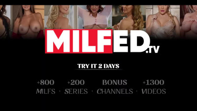 Sexy milf seduces petite girl with nice tits and they indulge into a wild lesbain sex with scissoring and squirting