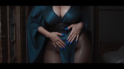 Heavenly Big-breasted Stepmomo comes to the sexual rescue - AI Porn