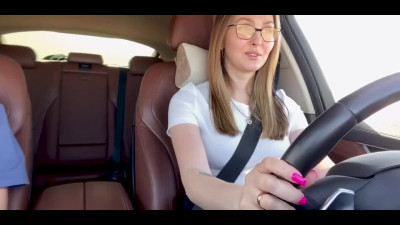 Ride a car with stepmom ends in her riding his cock