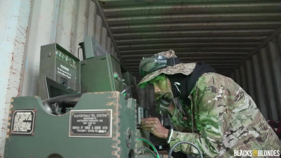 Buxom Kitana Montana DP fucked with military BBCs