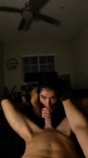 Indian teen rides cock in POV and wants to swallow the load