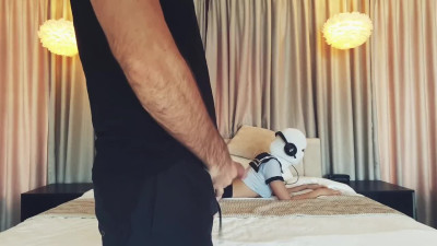 A horny couple of passionate lovers engages in a wild fuck