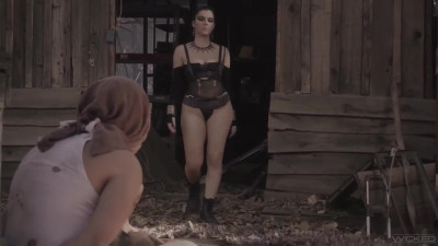 Epic Valentina Nappi fuck scene with outdoor fucking by the shed