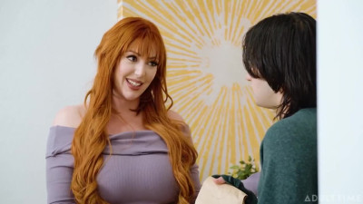Redhead MILF Lauren Phillips moans with much younger cock inside - Adult Time