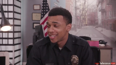 All of the police department knows that this blonde is a slut. They gangbang her after their shift to blow off steam