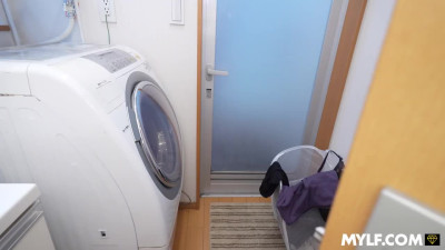 Appealing Japanese lady enjoying hotel room fucking... too much